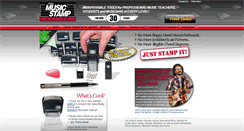 Desktop Screenshot of musicstampseries.com